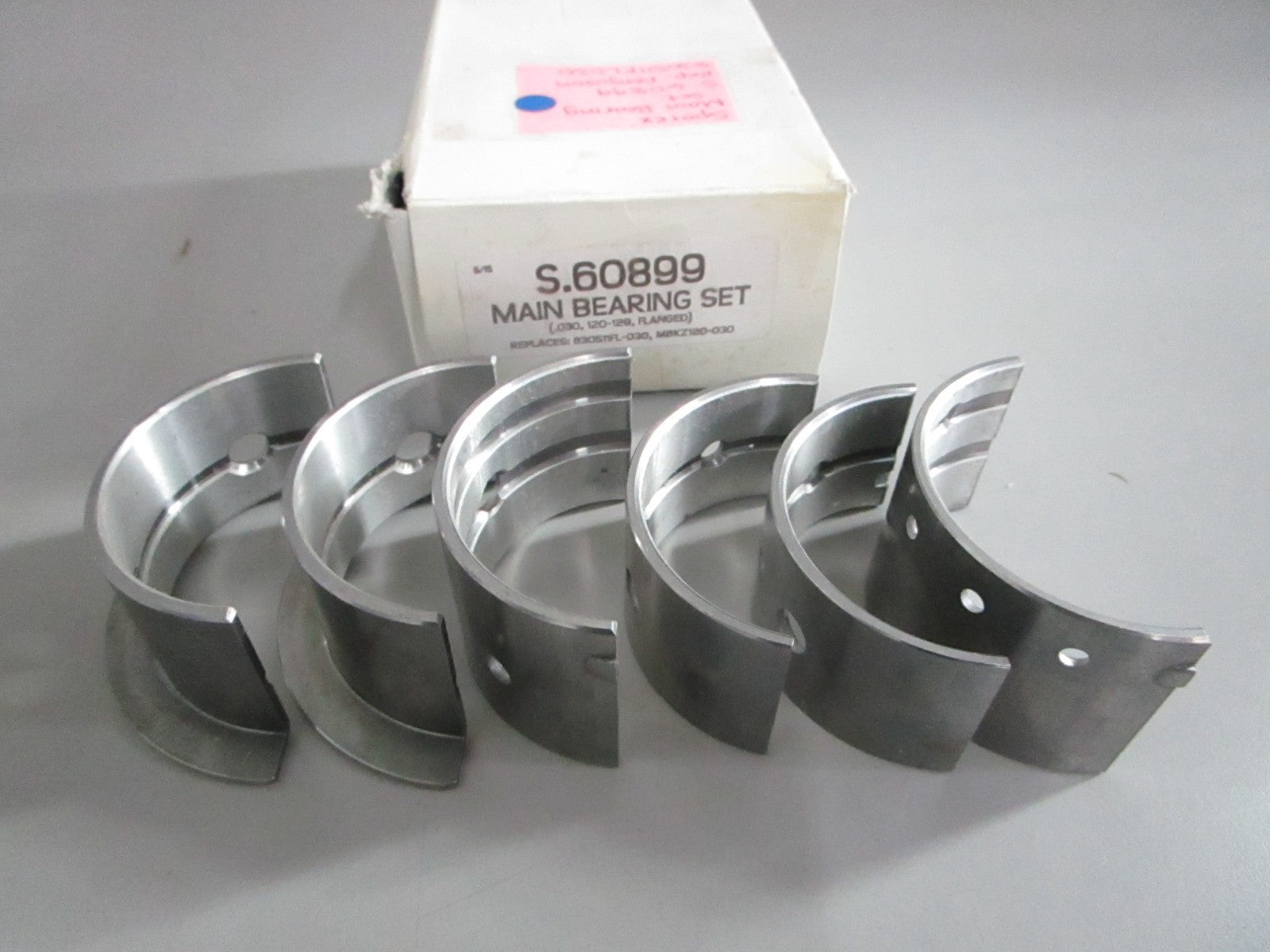 NEW S.60899 Sparex Main Bearing Set Rep: 830511FL030 Ferguson 0820