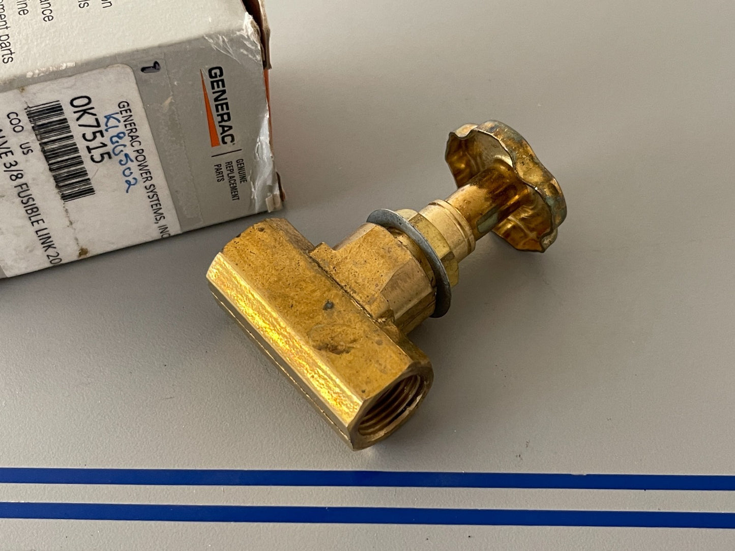 *NEW OEM* 0720 Generac 3/8 Fusible Link Valve 0K7515