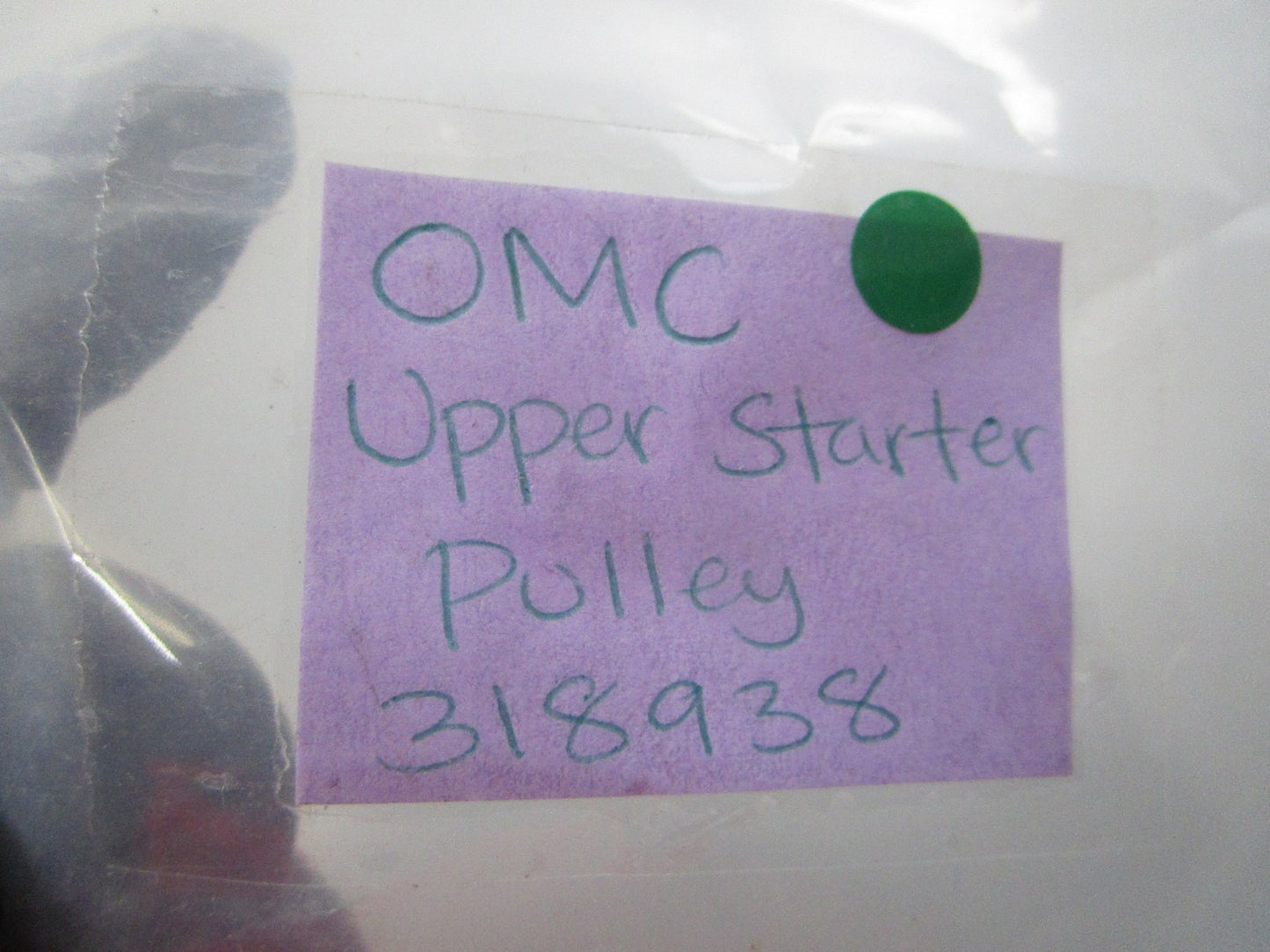 NEW OEM 318938 0318938 OMC Johnson Evinrude Upper Starter Pulley 0810