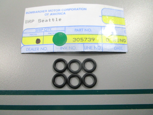 NEW OEM (LOT OF 6) 305739 0305739 OMC Johnson Evinrude O-Ring 0810