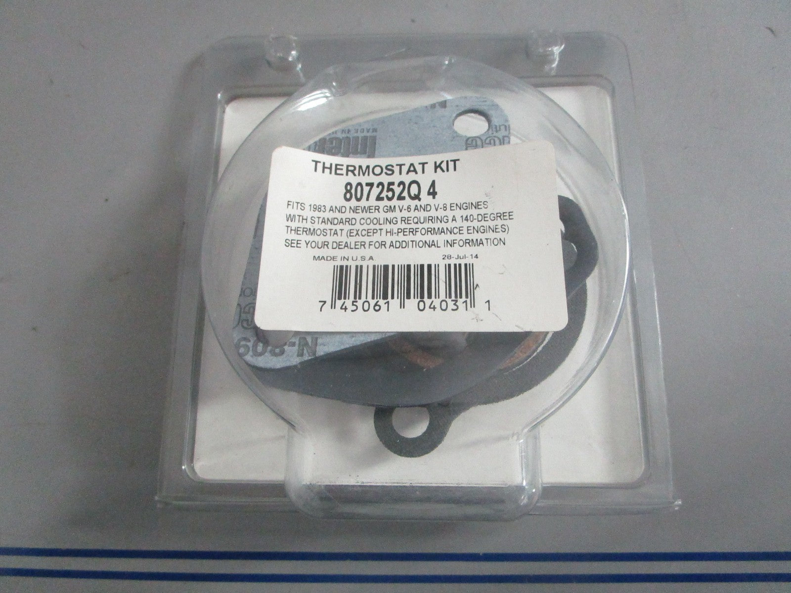 NEW OEM 807252Q4 Mercury Quicksilver Thermostat Kit 0820