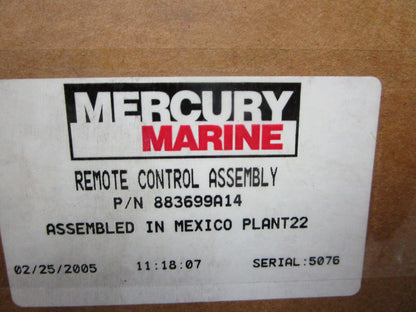 *NEW OEM* 0720 Mercury Quicksilver Remote Control Box Assembly 883699A14