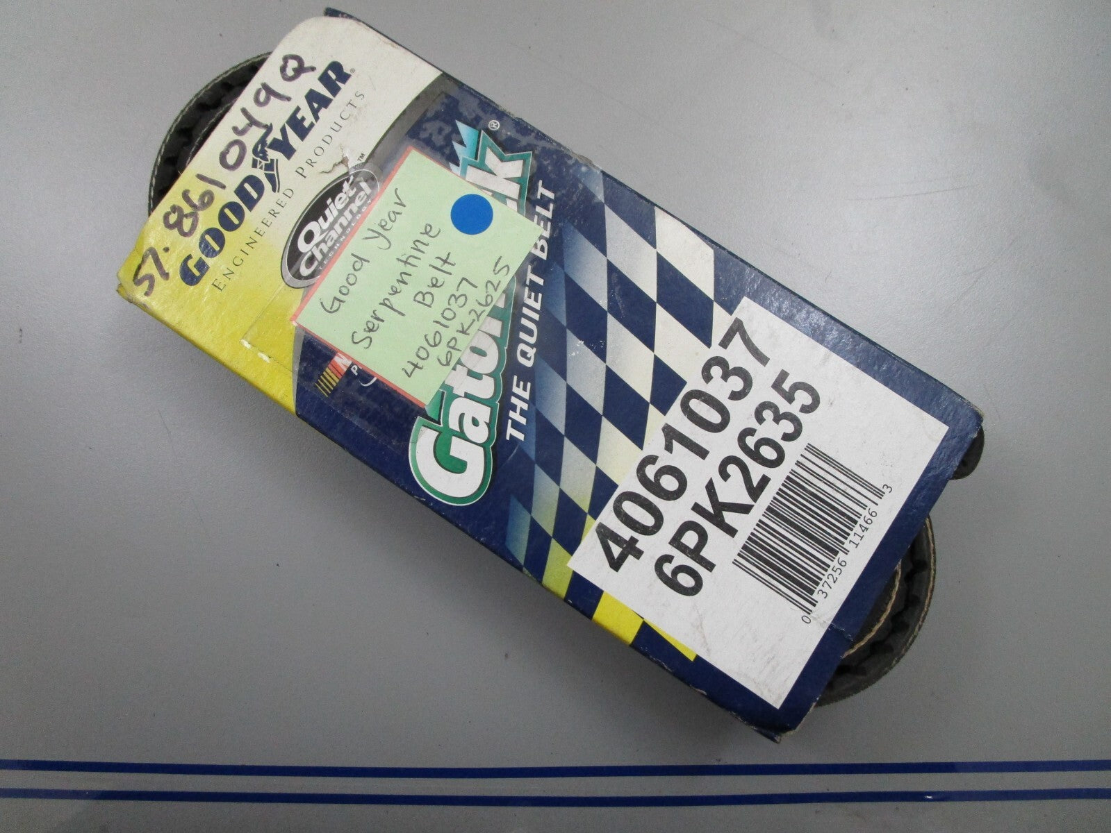 *NEW* 0810 Goodyear Serpentine Belt 4061037 6PK2625