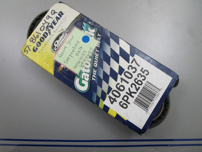 *NEW* 0810 Goodyear Serpentine Belt 4061037 6PK2625