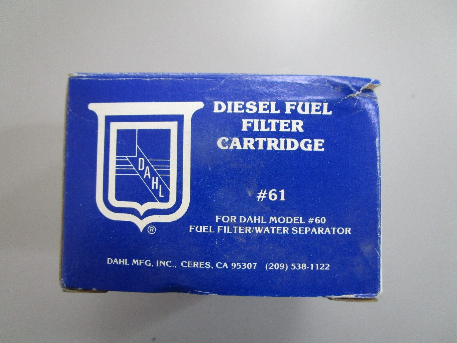*NEW* 0810 Dahl Diesel Fuel Filter Cartridge #61