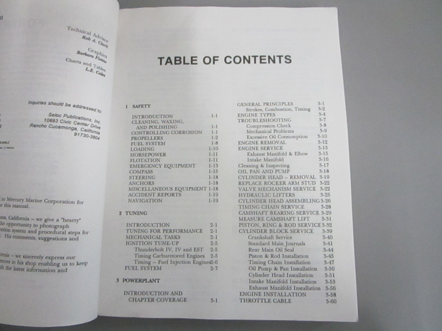 NEW 046-2 Seloc Vol. 3 MerCruiser Stern Drive Bravo I,II, III Repair Manual 0820