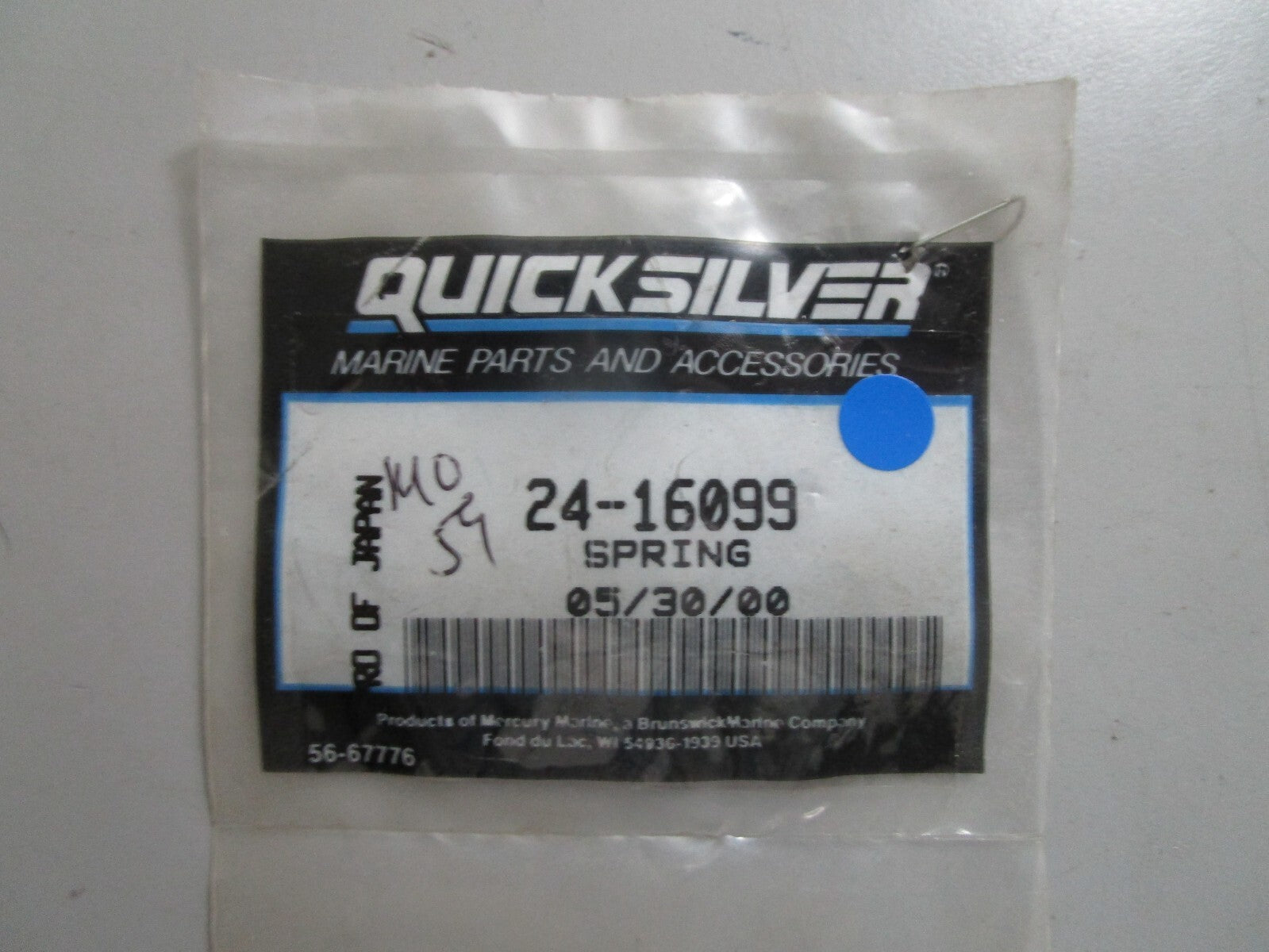 *NEW OEM* 0810 Mercury Quicksilver Spring 24-16099