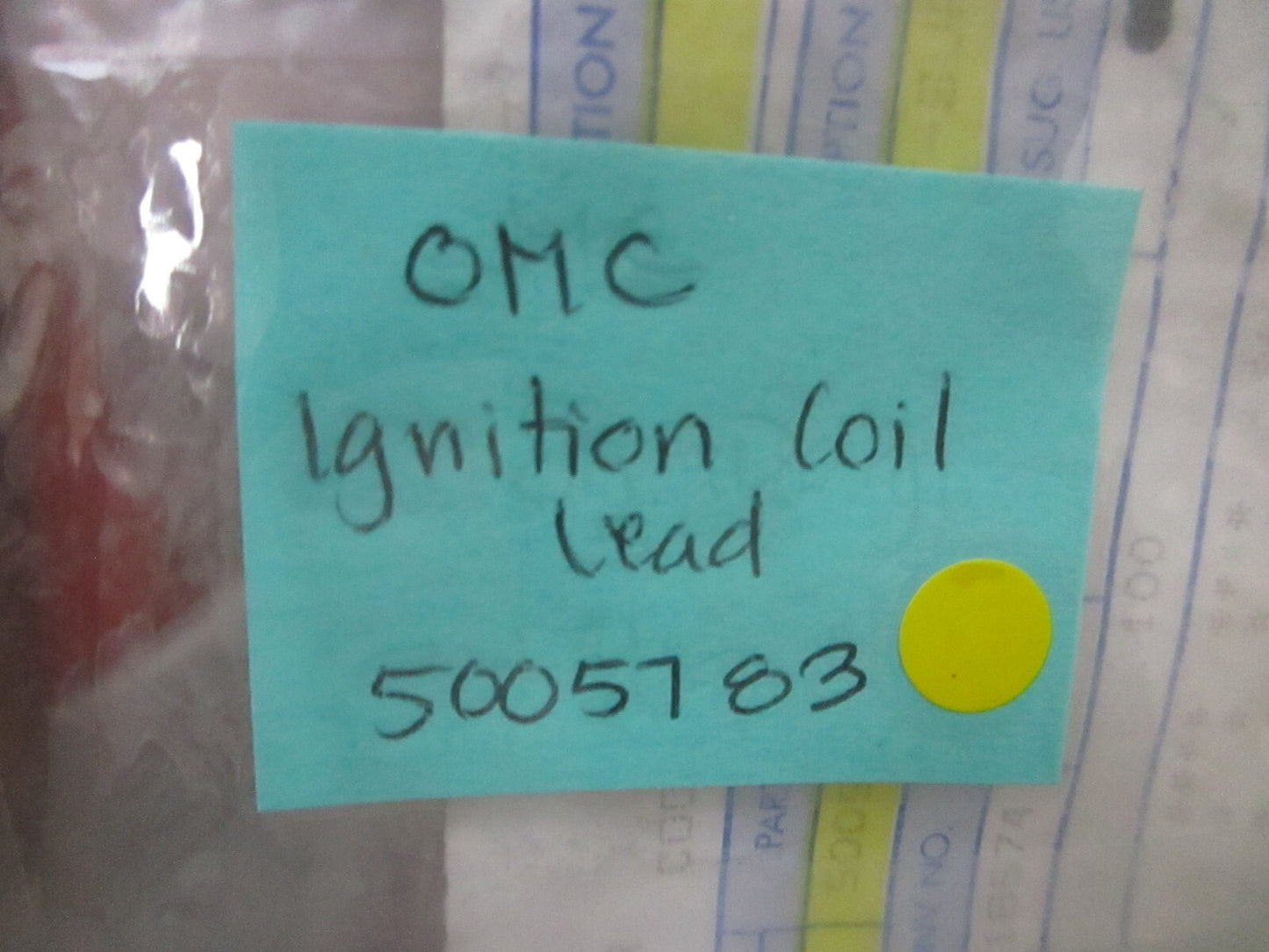 *NEW OEM* 0750 OMC Johnson Evinrude IGNITION COIL LEAD 5005783