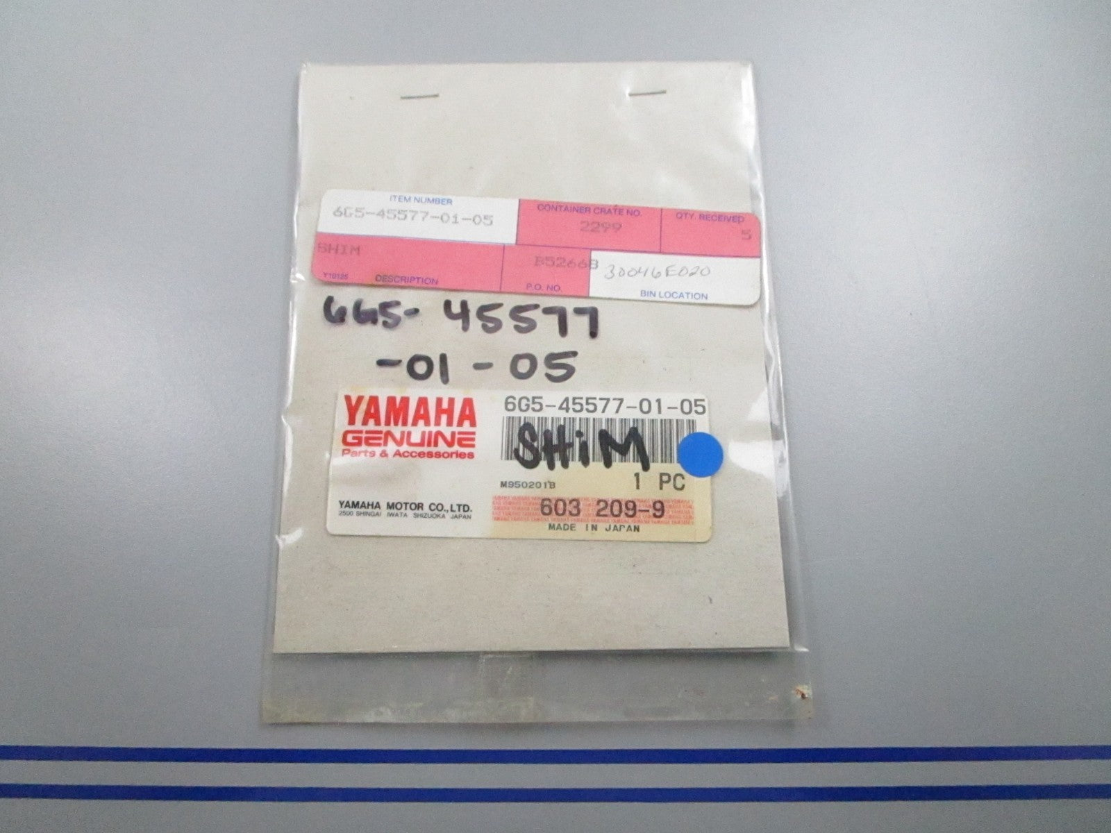 *NEW OEM* 0810 Yamaha Shim 6G5-45577-01-05