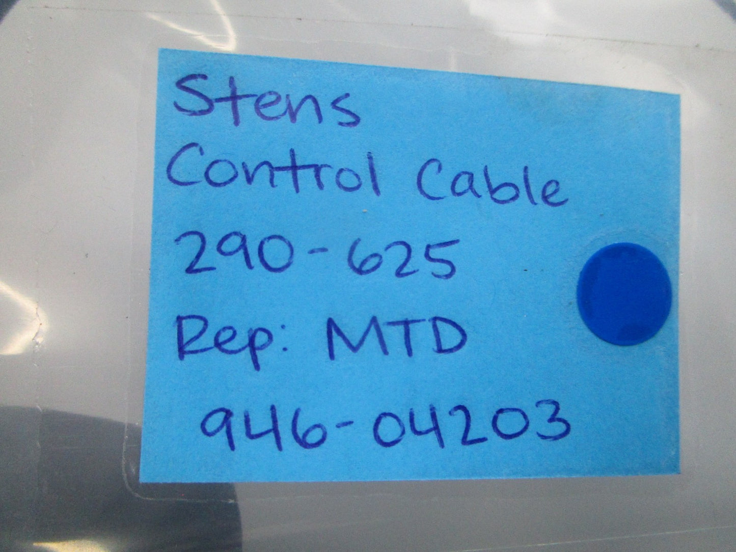 NEW Stens 290-625 Replaces: MTD 946-04203 Control Cable 0810