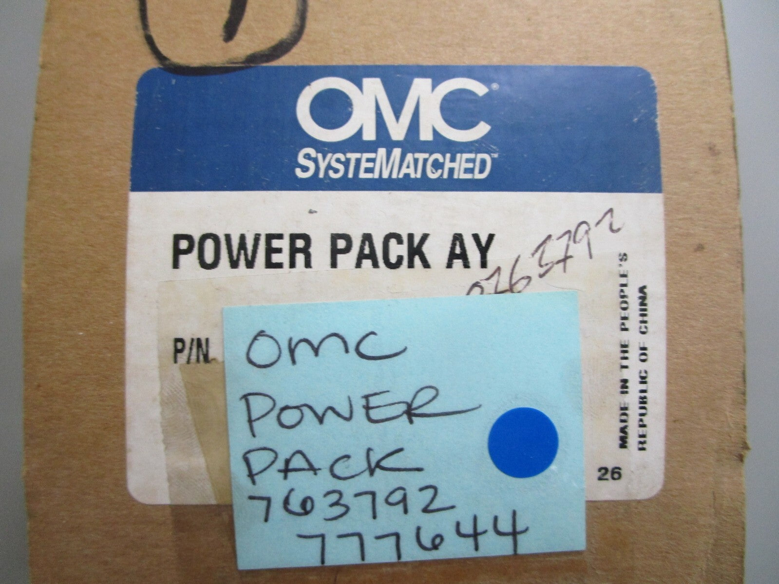 *NEW OEM* 0810 OMC Johnson Evinrude Power Pack 763792  0763792 777644 0777644