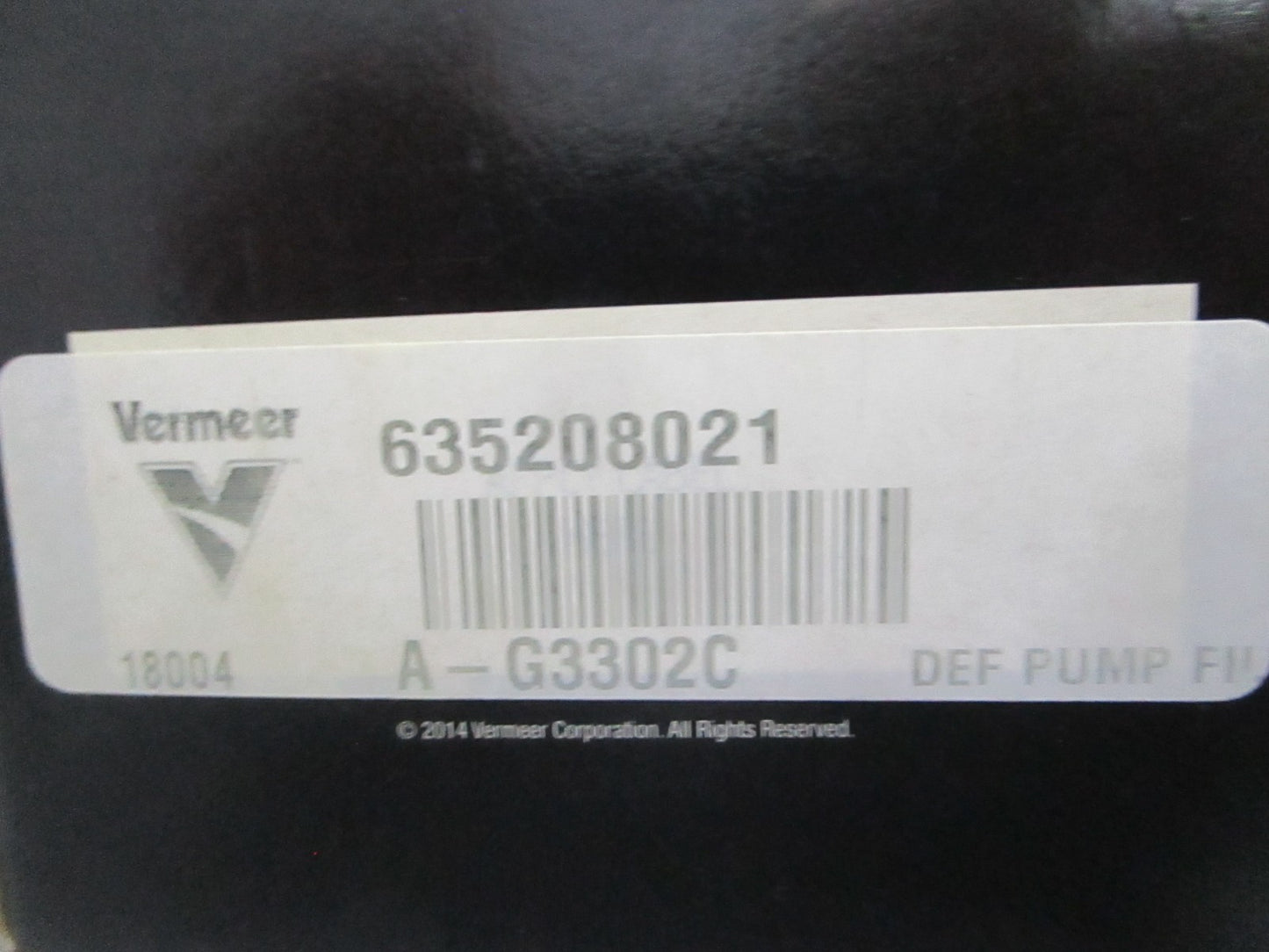 NEW OEM 635208021 Vermeer Def Pump Filter 0820