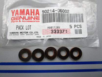 NEW OEM (LOT OF 5) 90214-06002 Yamaha Claw Washer 0810