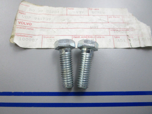 NEW OEM (LOT OF 2) 941939 Volvo Penta Screw 0810
