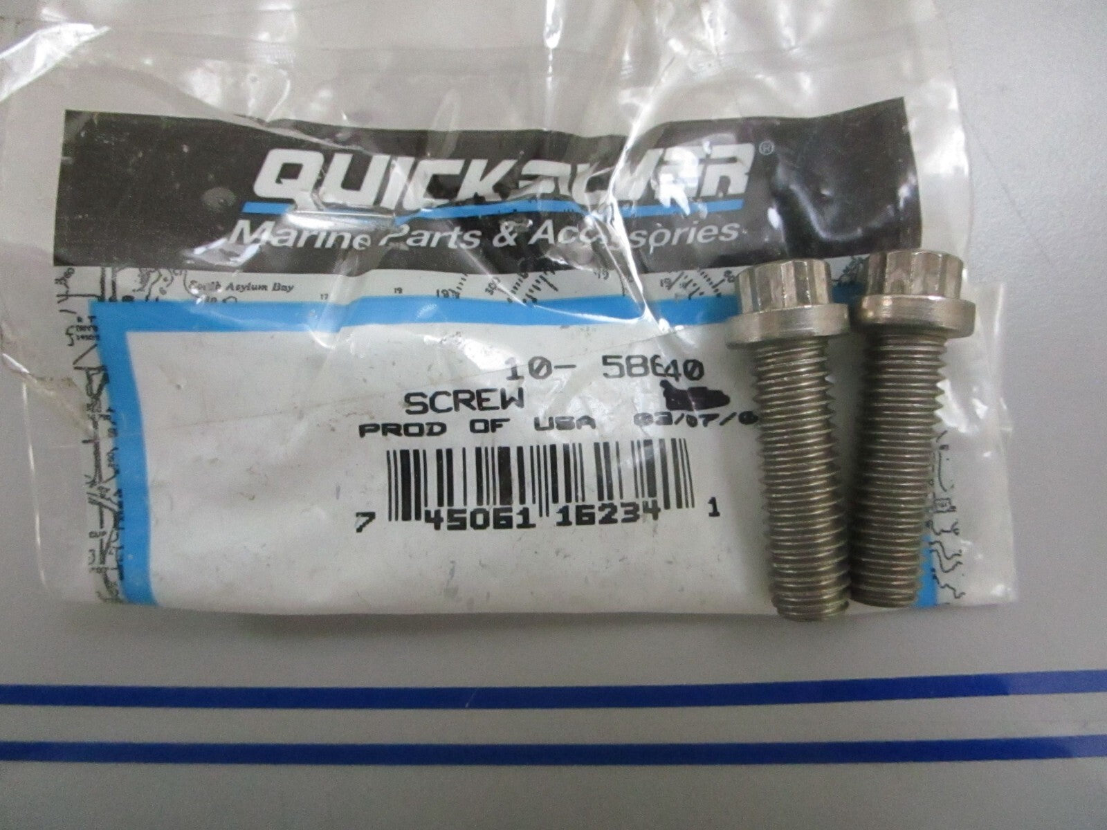 *NEW OEM* (LOT OF 2) 0770 Mercury Quicksilver Screw 10-58640
