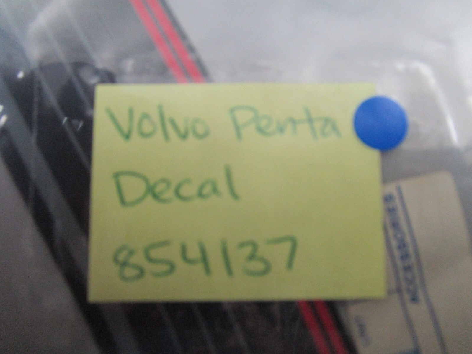 *NEW OEM* 0810 Volvo Penta Decal 854137