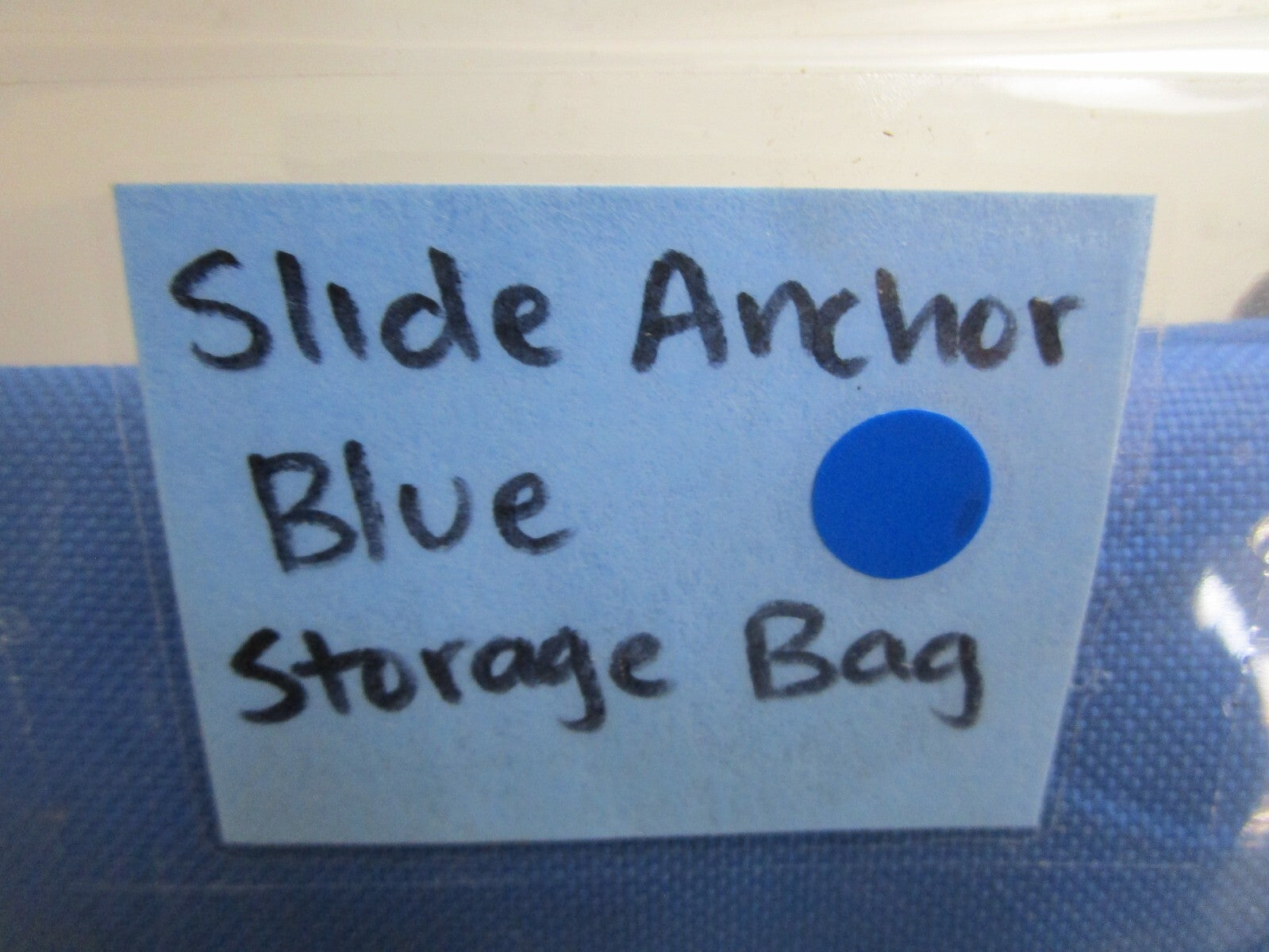 *NEW* 0810 Slide Anchor Blue Storage Bag