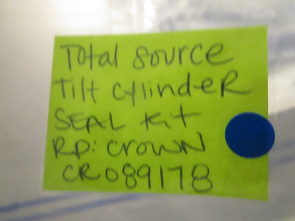 NEW Replaces: Crown CR089178 Total Source Tilt Cylinder Seal Kit 0720