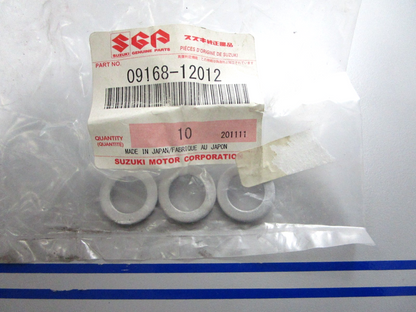 *NEW OEM* (LOT OF 3) 0810 Suzuki Oil Drain Plug Gasket 09168-12012