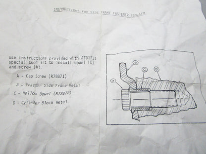 NEW OEM RE13945 John Deere Kit 0810
