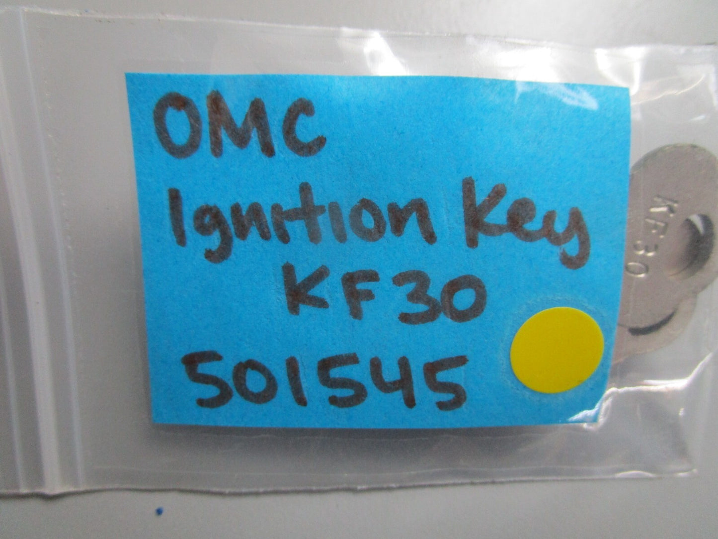 *NEW OEM* 0810 OMC Johnson Evinrude Ignition Key KF30 501545 0501545