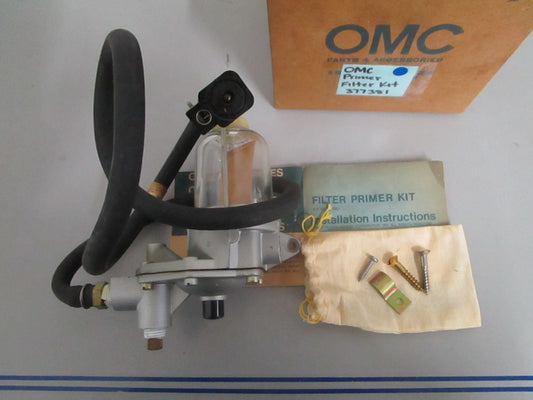 NEW OEM 377381 0377381 OMC Johnson Evinrude Primer Filter Kit 0820