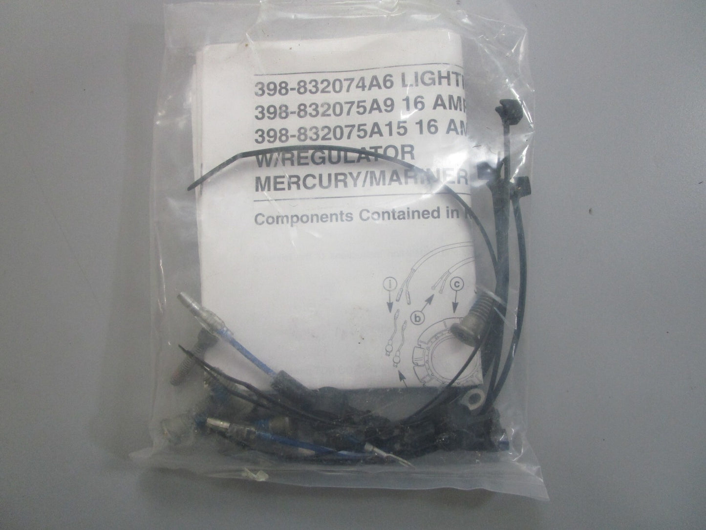 *NEW OEM* 0820 Mercury Mariner 40 45 hp Red Stator Kit 398-832074A6
