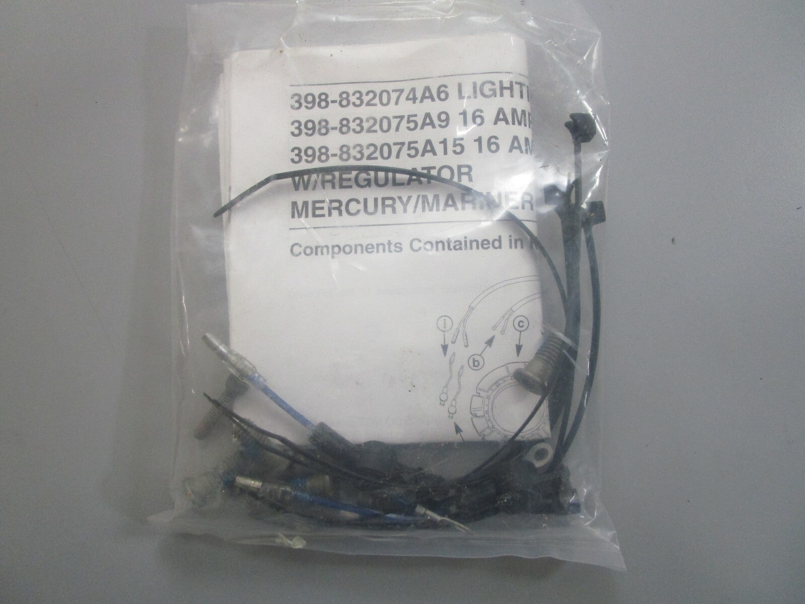 *NEW OEM* 0820 Mercury Mariner 40 45 hp Red Stator Kit 398-832074A6