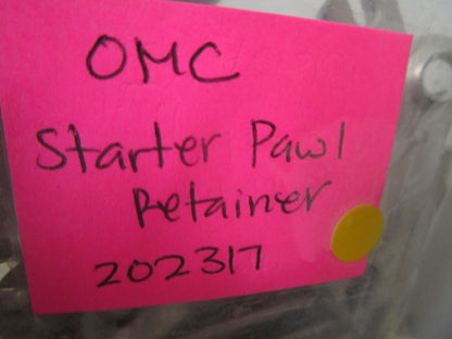 *NEW OEM* (LOT OF 4) 0810 OMC Johnson Evinrude Starter Pawl Retainer 0202317