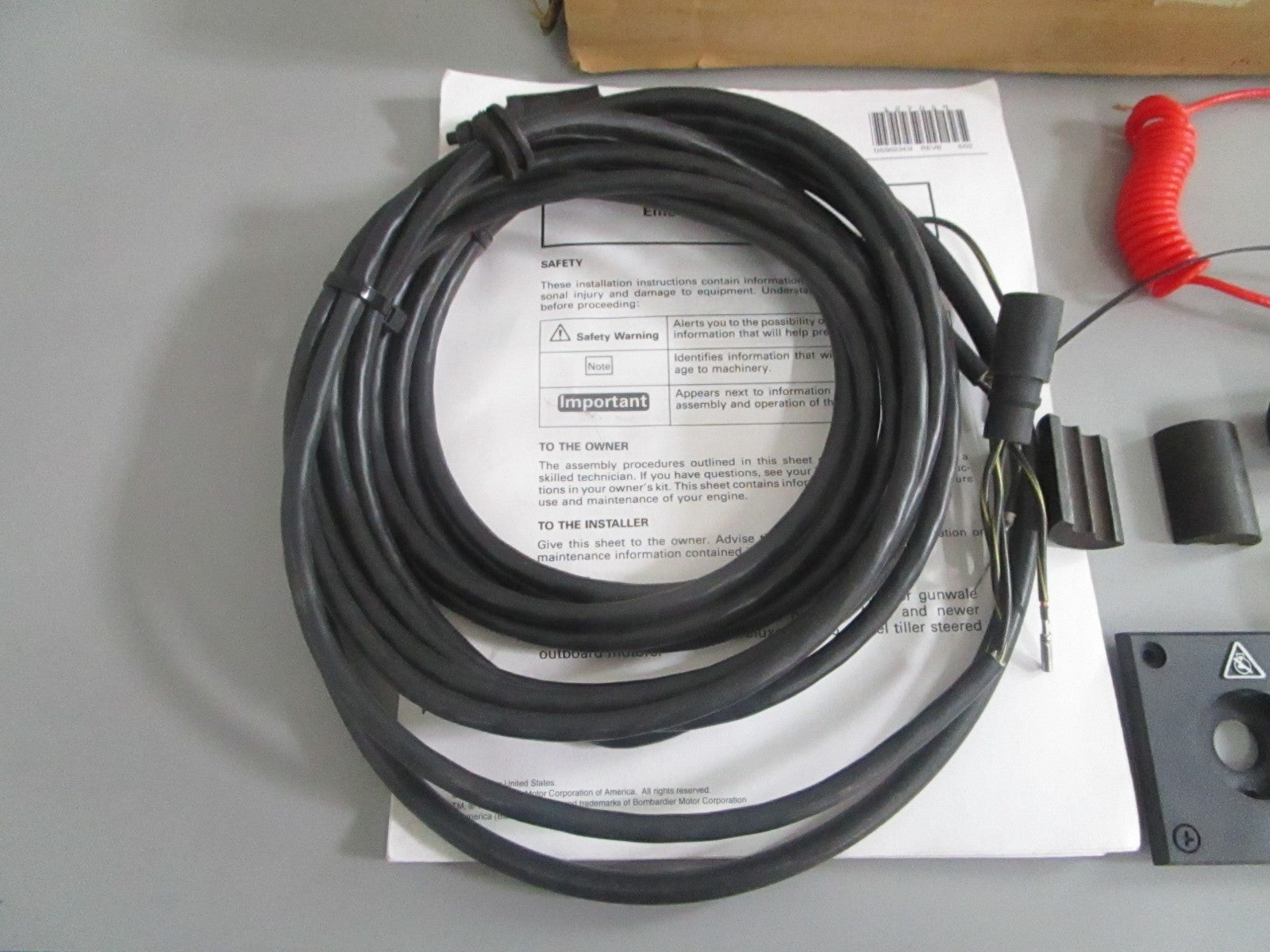 NEW OEM 175949 0175949 OMC Johnson Evinrude Emergency Stop Switch 0820