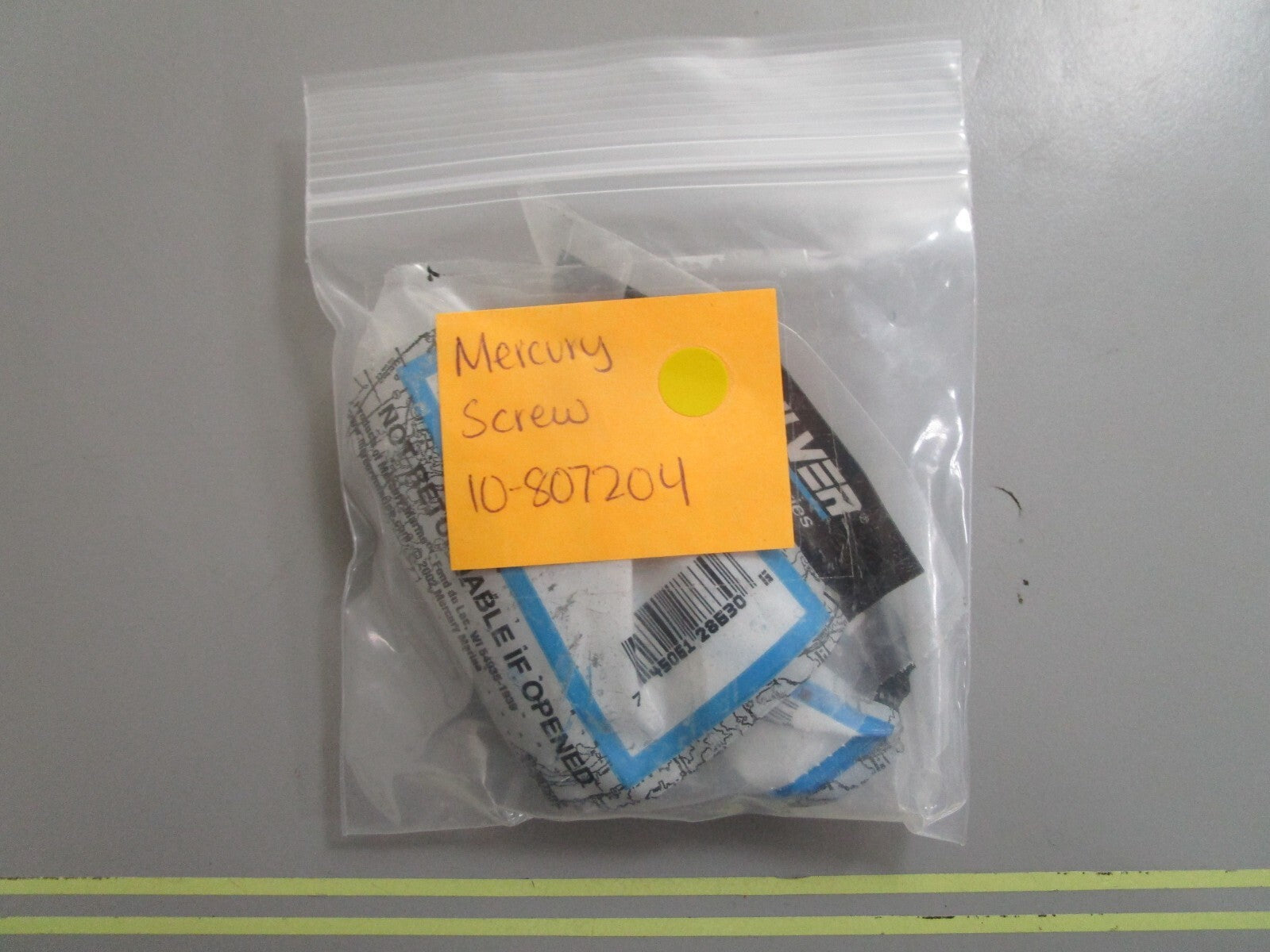 *NEW OEM* (LOT OF 2) 0770 Mercury Quicksilver Screw 10-807204