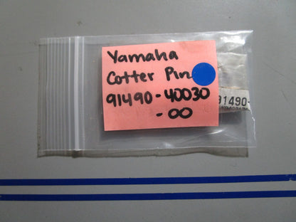 *NEW OEM* (LOT OF 2) 0810 Yamaha Cotter Pin 91490-40030-00