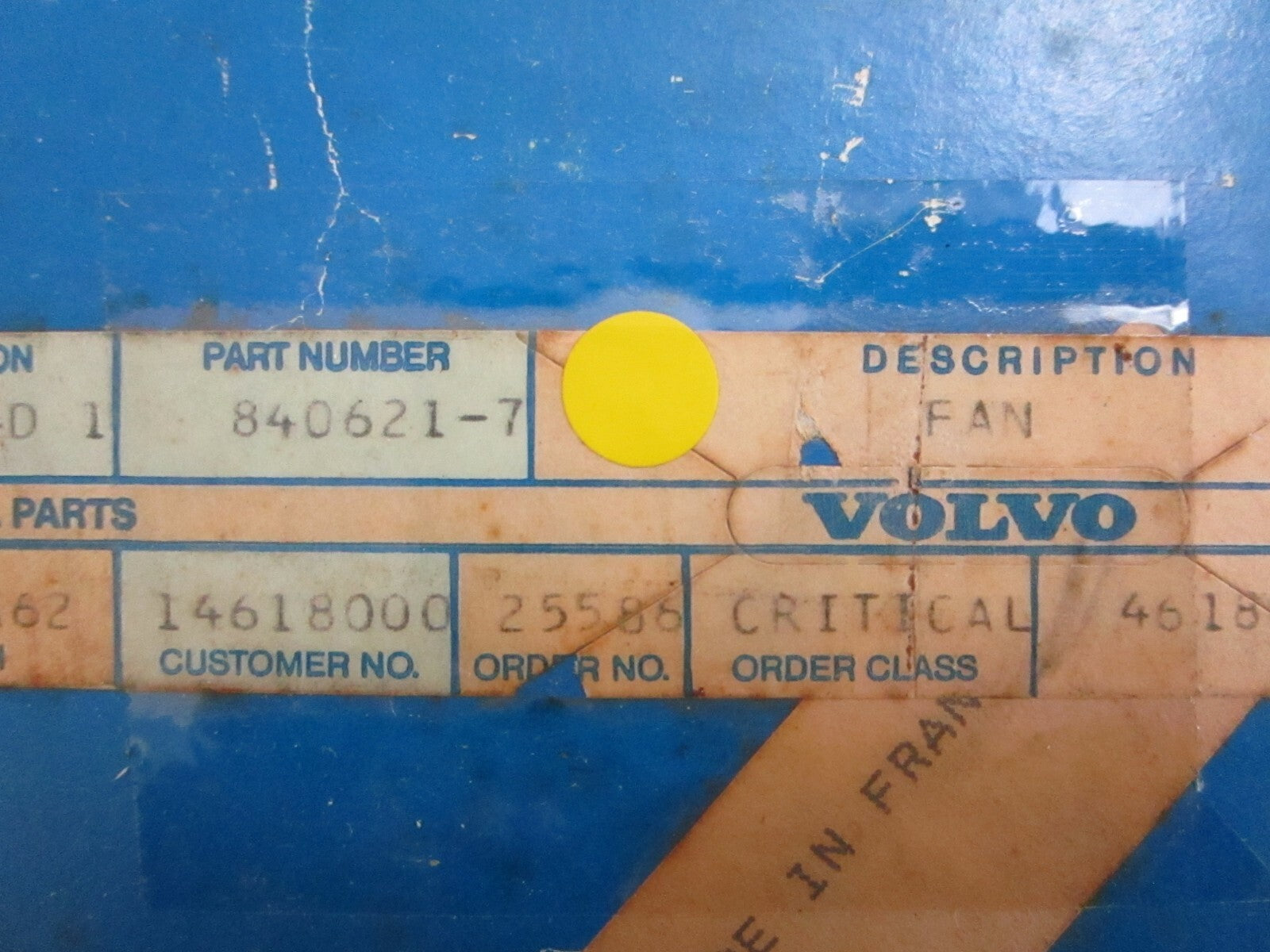 *NEW OEM* 0820 Volvo Penta Fan 840621