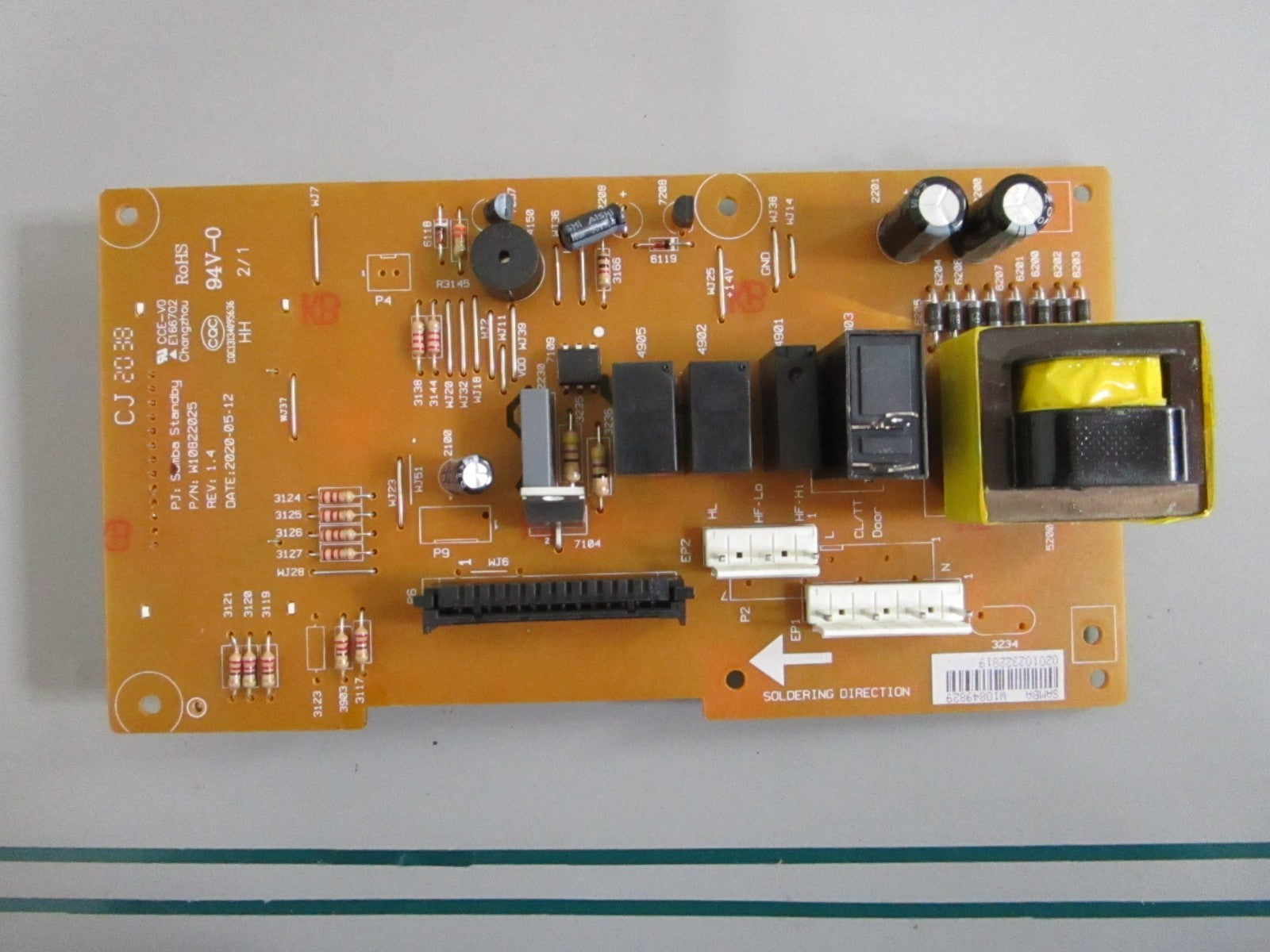 Whirlpool NEW OEM Microwave Electronic Control Board W11552018 Factory Part 0820