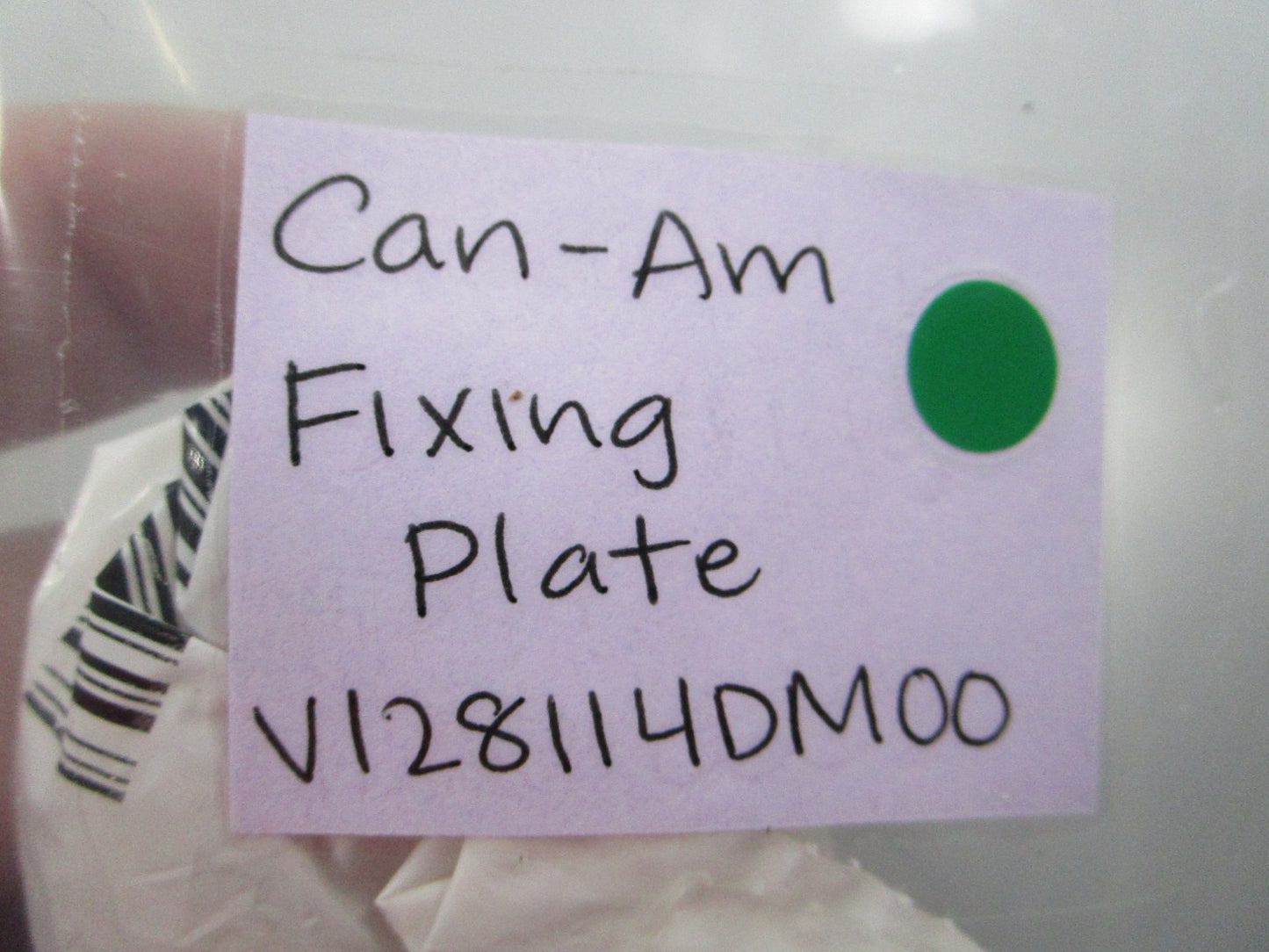 NEW OEM V128114DM00 Can-Am Fixing Plate 0820