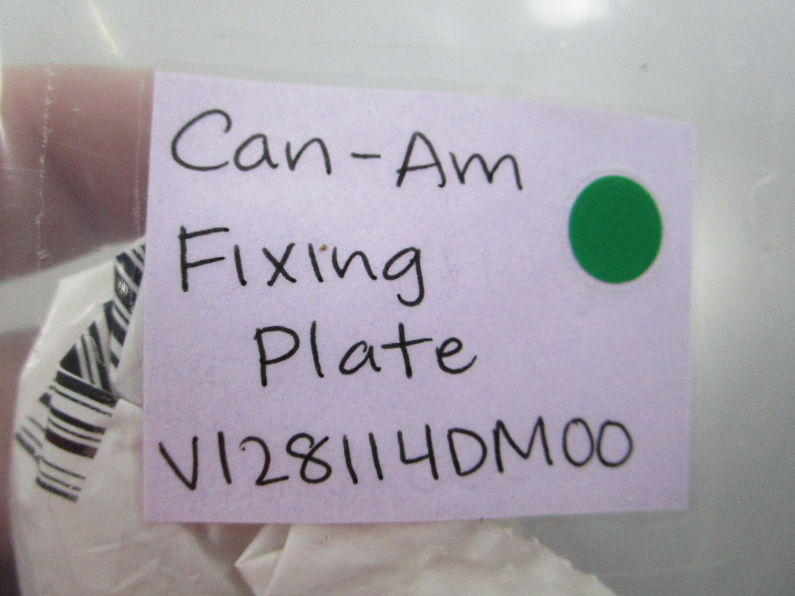 NEW OEM V128114DM00 Can-Am Fixing Plate 0820