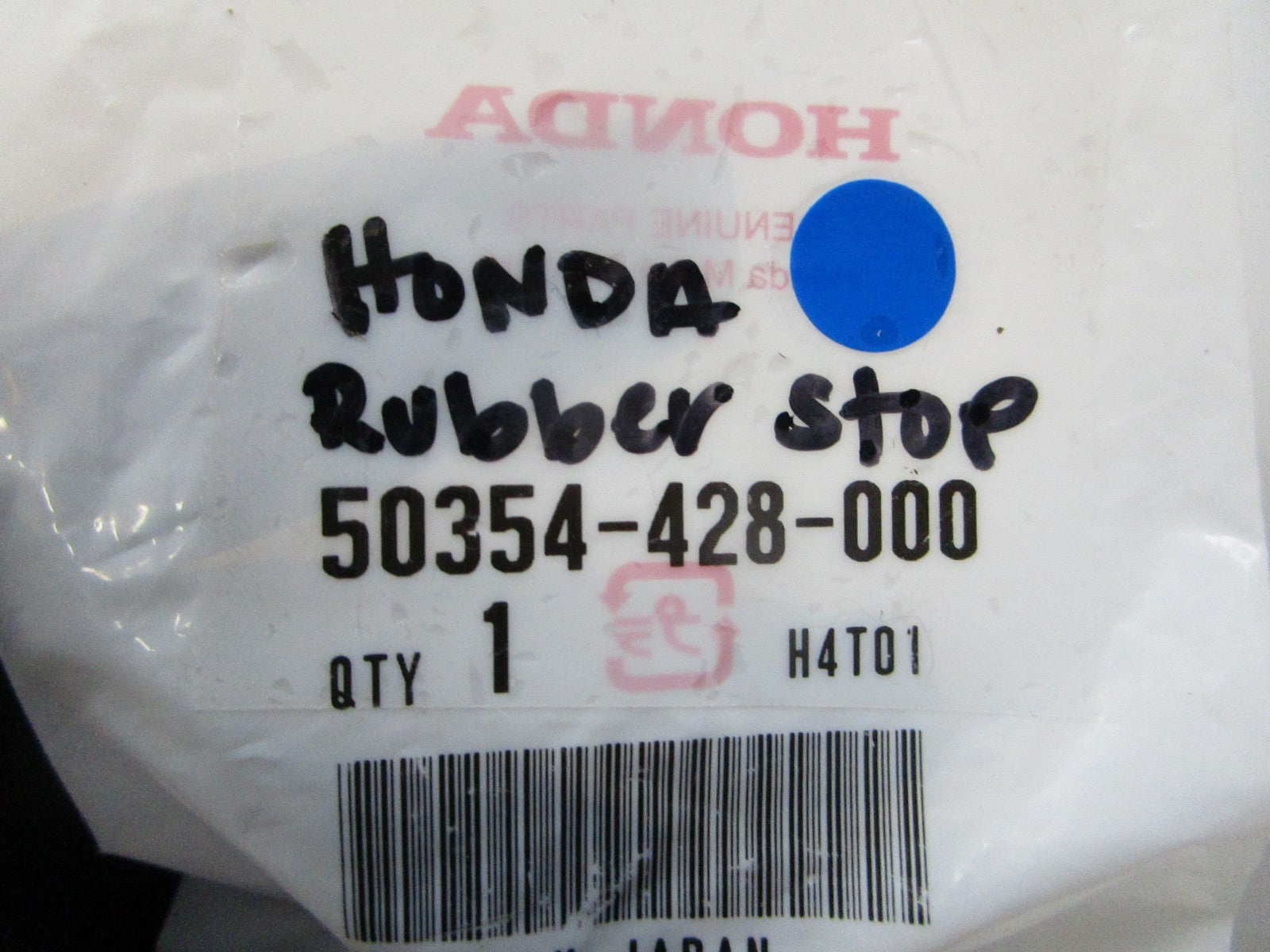 *NEW OEM* 0810 Honda Rubber Stop 50354-428-000