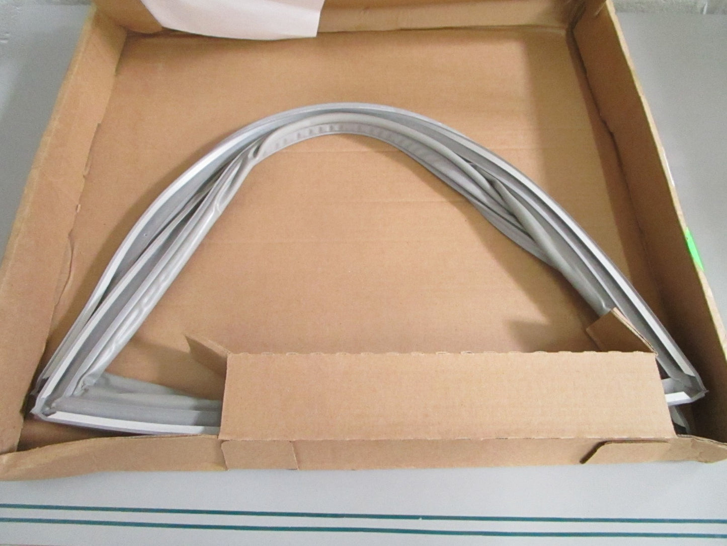 Whirlpool NEW OEM Refrigerator Freezer Door Gasket Gray W10407216 NOS 34.45 0820