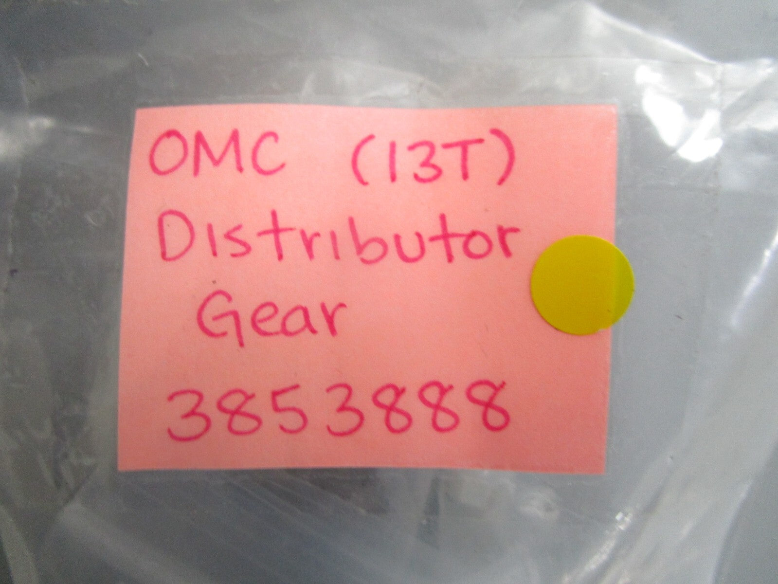 *NEW OEM* 0820 OMC Johnson Evinrude (13T) Distributor Gear 3853888