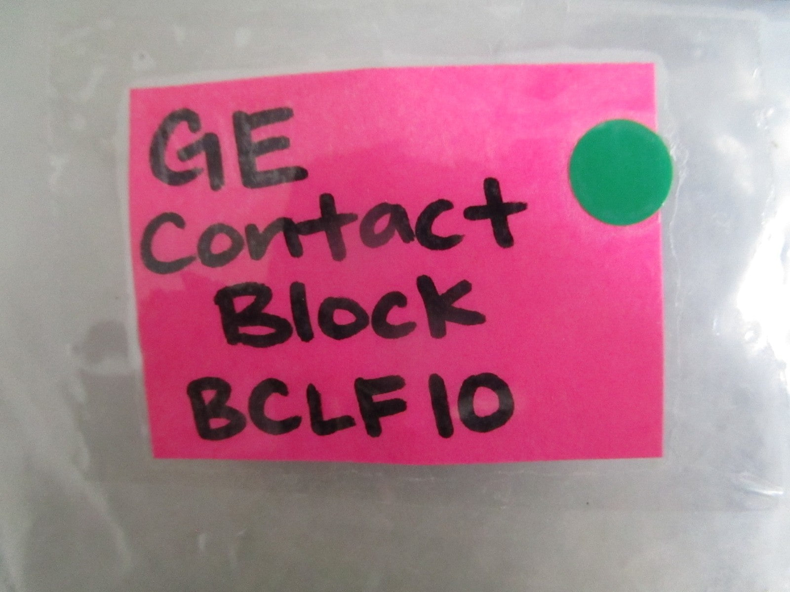 GE BCLF10 CL Series IEC Contactor 1NO Auxiliary Contact Block NEW OEM 0820
