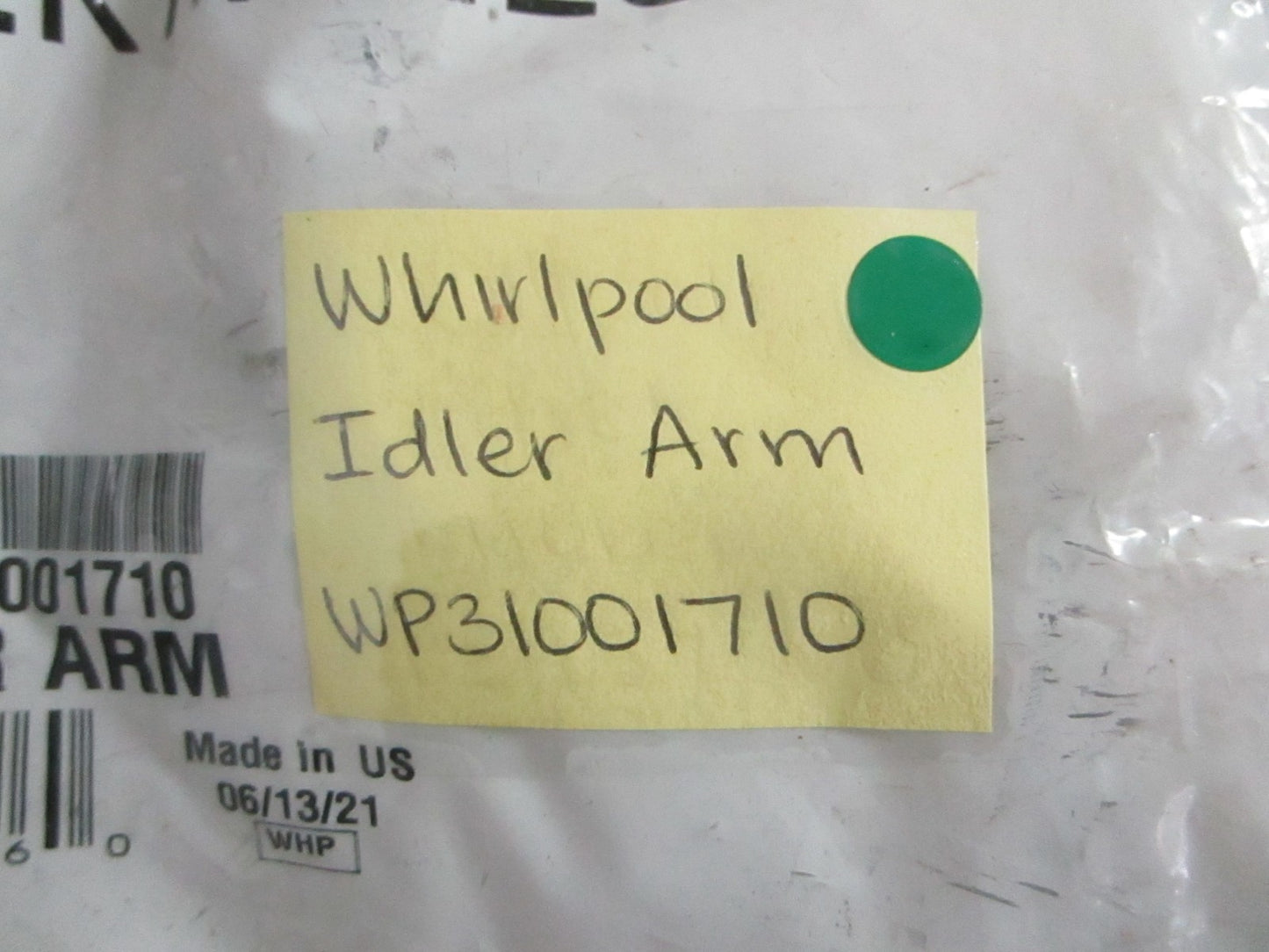 NEW OEM WP31001710 31001710 Whirlpool Dryer Idler Arm 0820