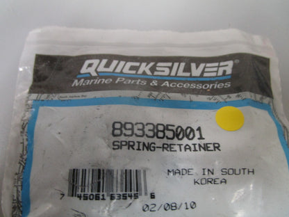 *NEW OEM* 0810 Mercury Quicksilver Retainer Spring 893385001