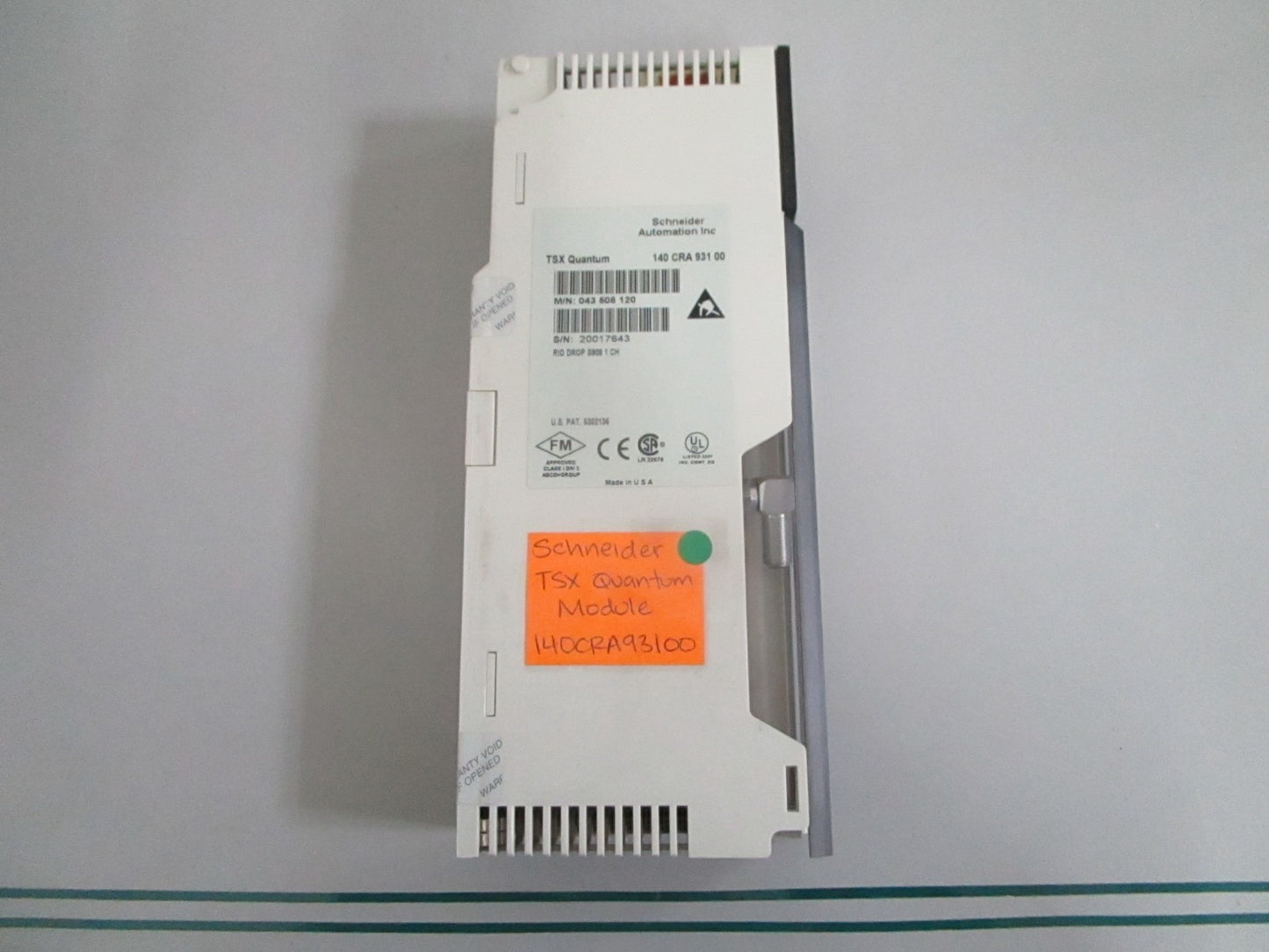 Schneider 140CRA93100 Modicon Quantum RIO Drop Adaptor Module NEW OEM 0820