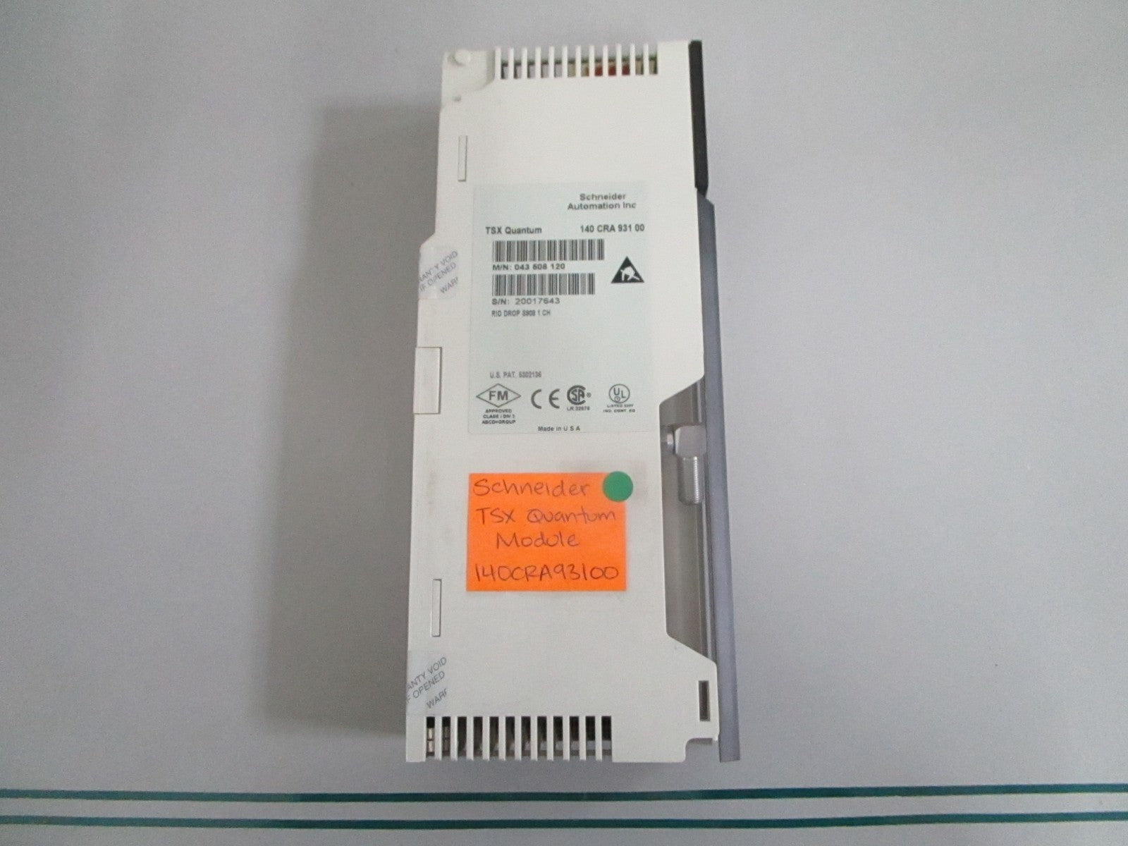 Schneider 140CRA93100 Modicon Quantum RIO Drop Adaptor Module NEW OEM 0820