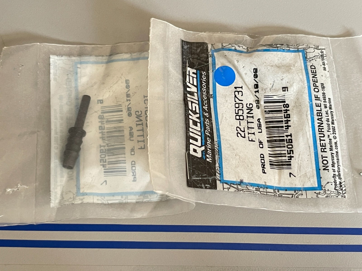 *NEW OEM* (LOT OF 2) 0810 Mercury Quicksilver Fitting 22-859731