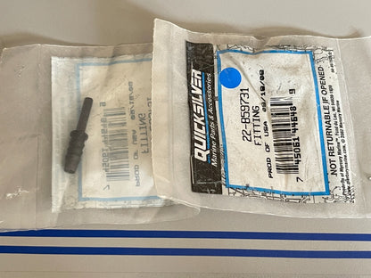 *NEW OEM* (LOT OF 2) 0810 Mercury Quicksilver Fitting 22-859731
