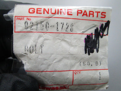 NEW OEM Kawasaki 92150-1728 Bolt 0810