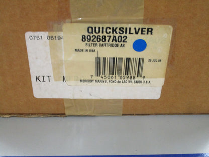 *NEW OEM* 0820 Mercury Quicksilver Filter Cartridge Assy 892687A02