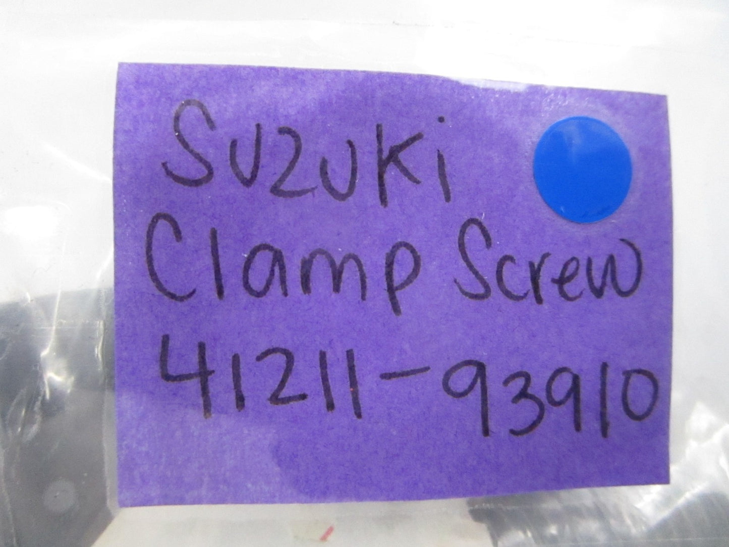 NEW OEM 41211-93910 Suzuki Clamp Screw 0810