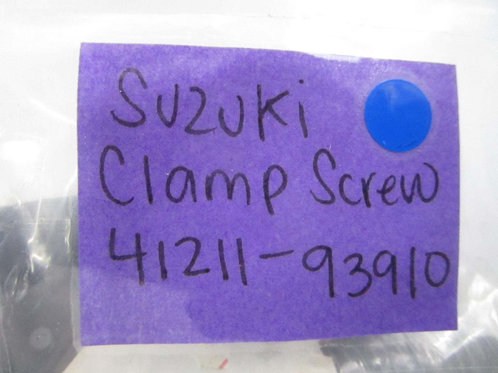 NEW OEM 41211-93910 Suzuki Clamp Screw 0810